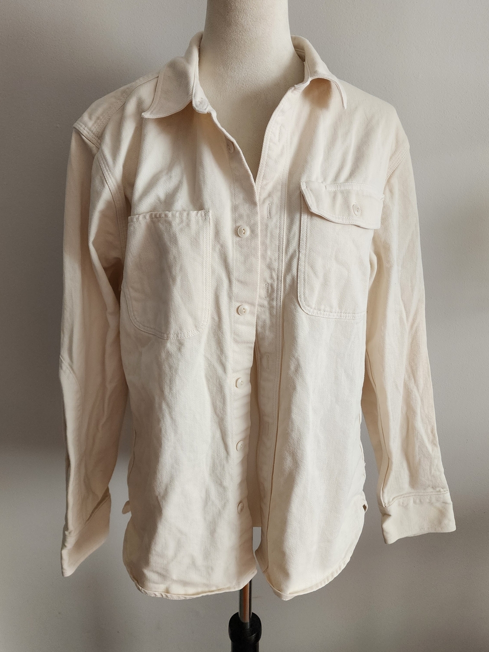 Madewell Long-Sleeve Button-Down Shirt Jacket